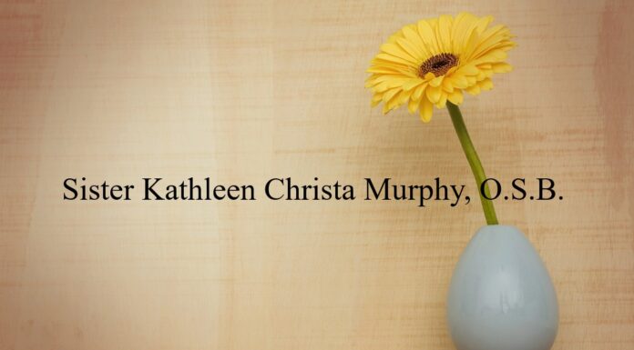 Obituary: Sister Kathleen Christa Murphy, O.S.B.