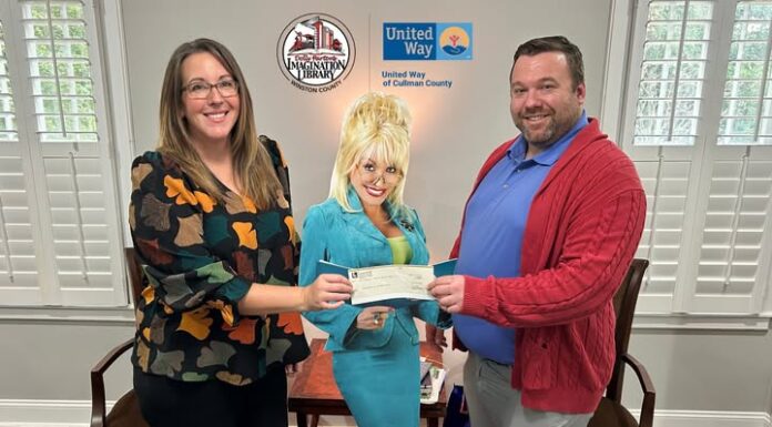 Listerhill Credit Union steps up as Title Sponsor for Dolly Parton’s Imagination Library in Winston County
