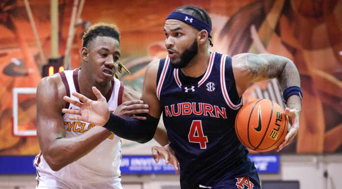 Auburn’s Broome honored as USBWA Oscar Robertson National Player of the Week