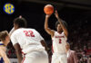No. 5 Alabama buries season-high 19 three-pointers to defeat South Dakota State 105-82