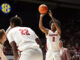 No. 5 Alabama buries season-high 19 three-pointers to defeat South Dakota State 105-82