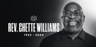 Auburn football team chaplain Rev. Chette Williams passes away
