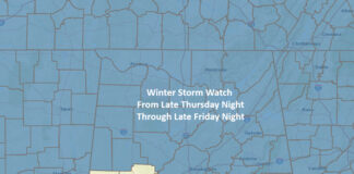 Winter storm for parts of Alabama