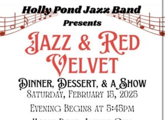 Holly Pond Jazz Band presents ‘Jazz and Red Velvet’ Feb. 15