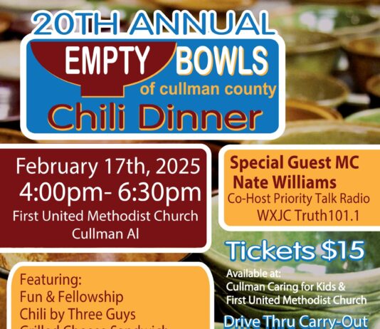 Letter to the Editor: Help us fill the empty bowls in Cullman County