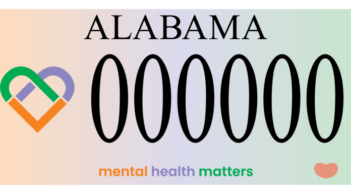ADMH unveils new license plate to promote mental health awareness and support