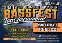 Early registration open for 12th annual Smith Lake Park Bass Fest