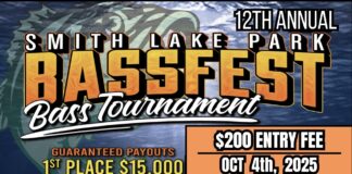 Early registration open for 12th annual Smith Lake Park Bass Fest