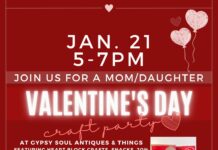 Gypsy Soul Antiques & Things to host Mother/Daughter Valentine’s Day Craft Party Jan. 21