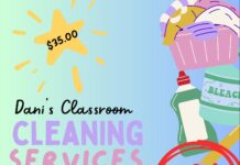 Business spotlight: Dani’s Classroom Cleaning Services