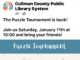 Library hosting Puzzle Tournament Jan. 11