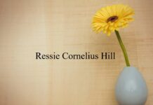 Obituary: Ressie Cornelius Hill