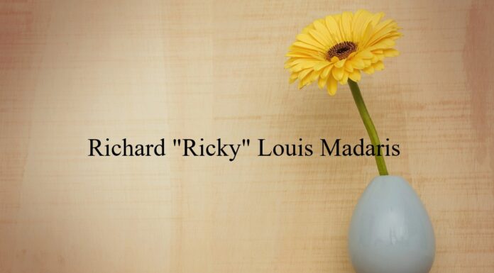 Obituary: Richard “Ricky” Louis Madaris