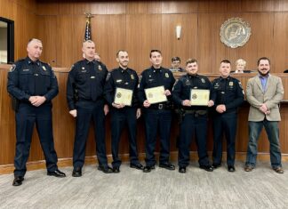 Cullman City Council celebrates police promotions, commits funds to library
