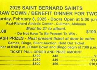 St. Bernard Athletic Boosters to host Annual Draw Down Dinner Feb. 8