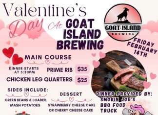 Goat Island hosting special Valentine’s Celebration for beer lovers