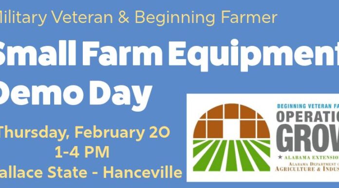 Hands-on small farm equipment training workshop for beginning farmers and veterans Feb. 20