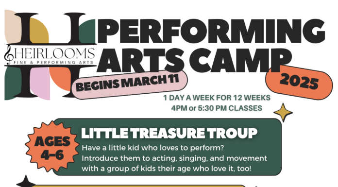 Heirlooms Fine & Performing Arts to launch 12-week Performing Arts Camp in March