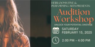 Heirlooms Fine & Performing Arts to host Audition Workshop Feb. 15