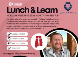 Chamber hosting ‘Keeping Your Body Healthy at Work’ Lunch & Learn Feb. 25