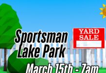 Sportsman Lake Park Spring Yard Sale set for March 15