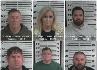 Grand jury calls for abolition of Hanceville PD; 6 arrested Top row, left to right, are Jason Shane Marlin, Donna Reid Kelso and Jason Scott Wilbanks; bottom row, left to right, are Eric Michael Kelso, William Andrew Shelnutt and Cody Alan Kelso. (Cullman County Sheriff’s Office)