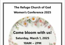 The Refuge Church of God Women’s Conference 2025 set for March 1