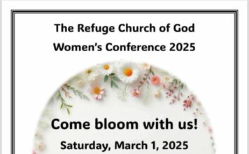 The Refuge Church of God Women’s Conference 2025 set for March 1