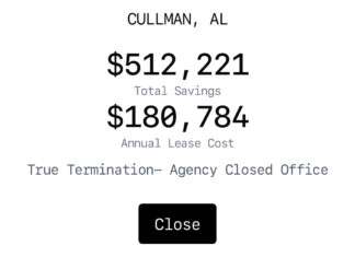 DOGE shutters Cullman County Social Security office (DOGE.gov)