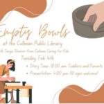 Library hosting Empty Bowls event