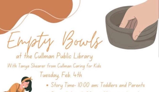 Library hosting Empty Bowls event
