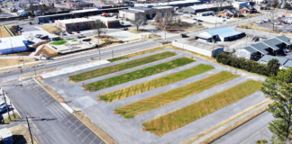 City of Cullman unveils 1st green parking lot for events