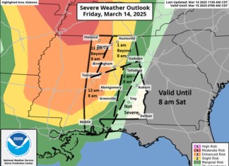 Severe weather begins this evening with outbreak Saturday into Sunday morning