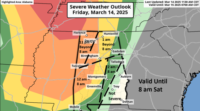 Severe weather begins this evening with outbreak Saturday into Sunday morning