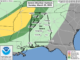 A few severe storms possible Sunday into Monday