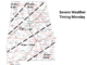 Severe weather threat continues for Sunday night into Monday