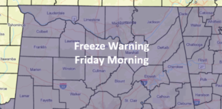 Cold tonight with storms late this weekend