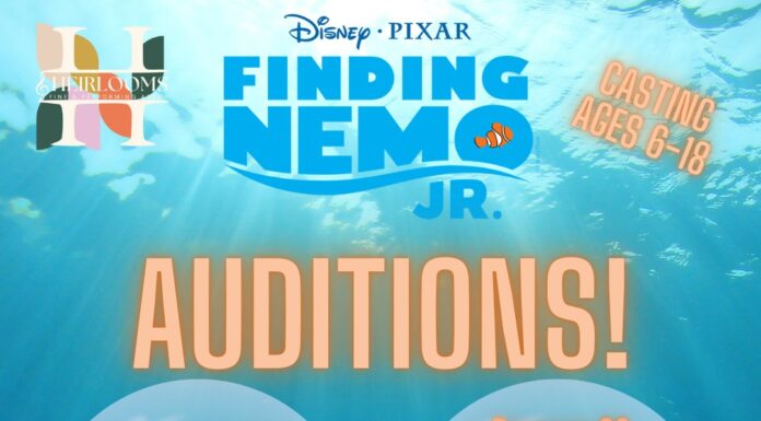 Heirlooms Fine & Performing Arts to hold auditions for ‘Finding Nemo Jr.’ April 11-12