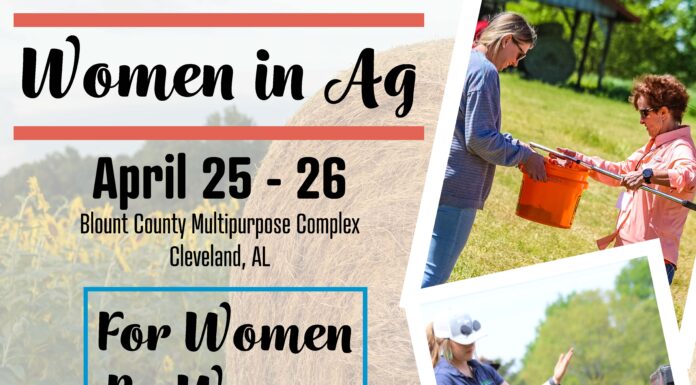 Alabama Cooperative Extension System to host Women in Ag Workshop April 25-26