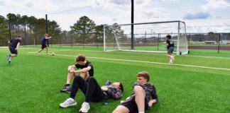 Game on! CHS cuts ribbon on new soccer complex, baseball and softball diamonds Cullman High School student athletes, along with administrators, coaches and local leaders, assembled Thursday afternoon, March 13, 2025, to officially cut the ribbon on the new Cullman High School soccer complex. (Cullman City Schools)
