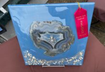 Tim and Dorothy Glover debuting agate rock candles at 41st Annual Bloomin’ Festival