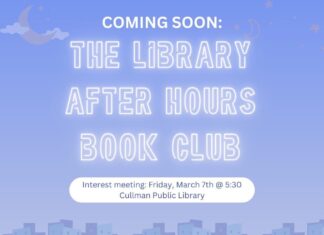 Library After Hours Book Club info meeting set for March 7
