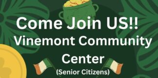 Vinemont’s monthly senior lunch March 17