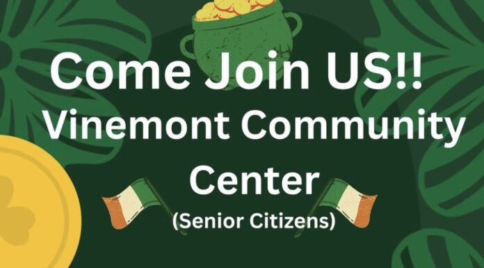 Vinemont’s monthly senior lunch March 17