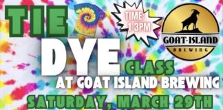 Goat Island hosting tie dye event March 29
