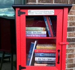 Another Little Free Library on the way