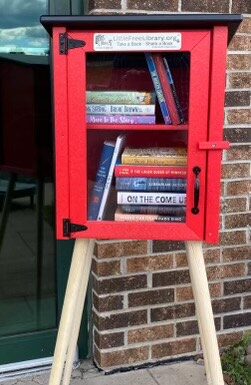Another Little Free Library on the way