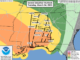 Strong, gusty winds followed by a line of Thunderstorms this evening