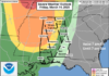 Severe weather through Saturday morning with potential outbreak Saturday afternoon into Sunday
