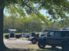 (Update) ALEA releases IDs of all involved in fatal Smith Lake boat crash A helicopter lands near Smith Lake following Wednesday morning’s boat crash. (Courtesy of WHNT19)